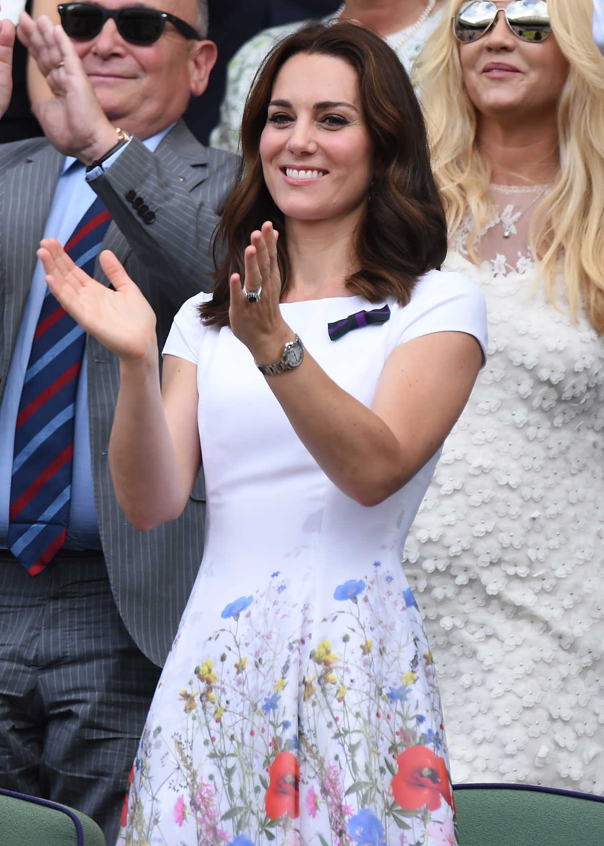 Kate Middleton Attends the Mens Singles Final During the Wimbledon Tennis Championships in London 07/16/2017-2