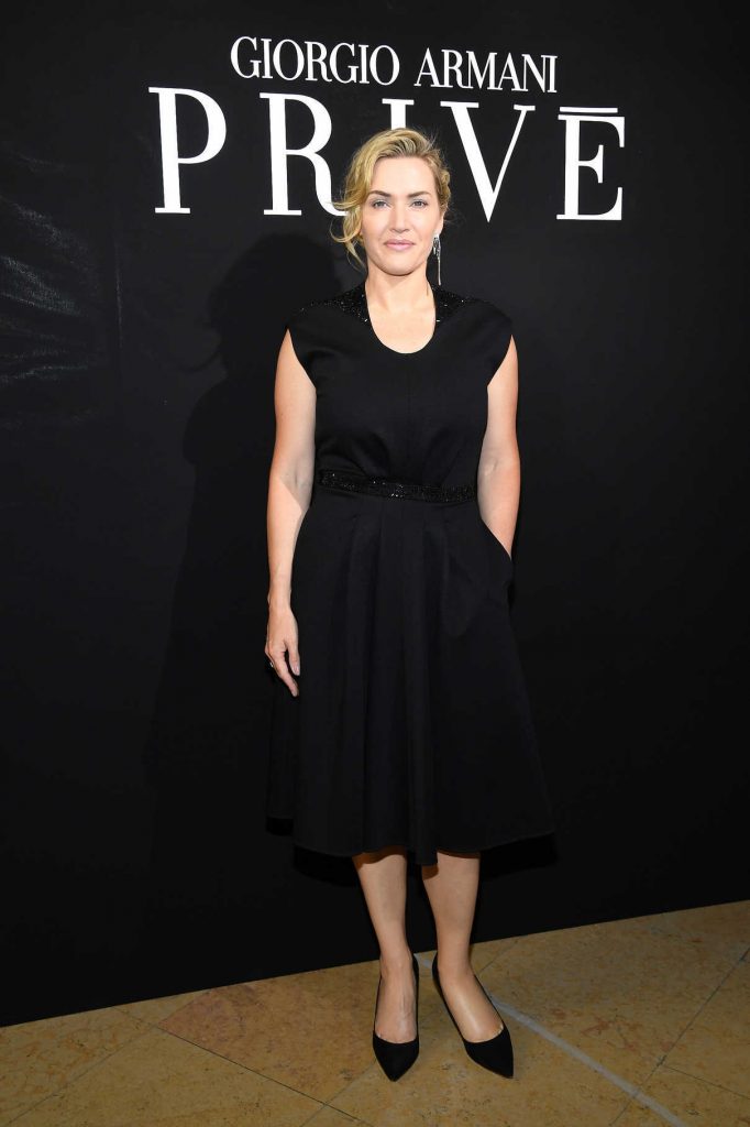 Kate Winslet Attends the Giorgio Armani Prive Show During the Haute Couture Fashion Week in Paris 07/04/2017-1