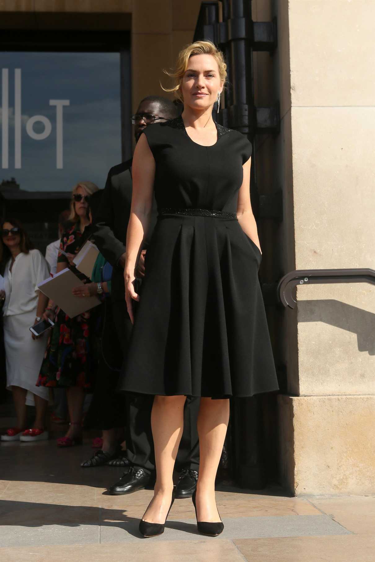 Kate Winslet Attends the Giorgio Armani Prive Show During the Haute Couture Fashion Week in Paris 07/04/2017-3