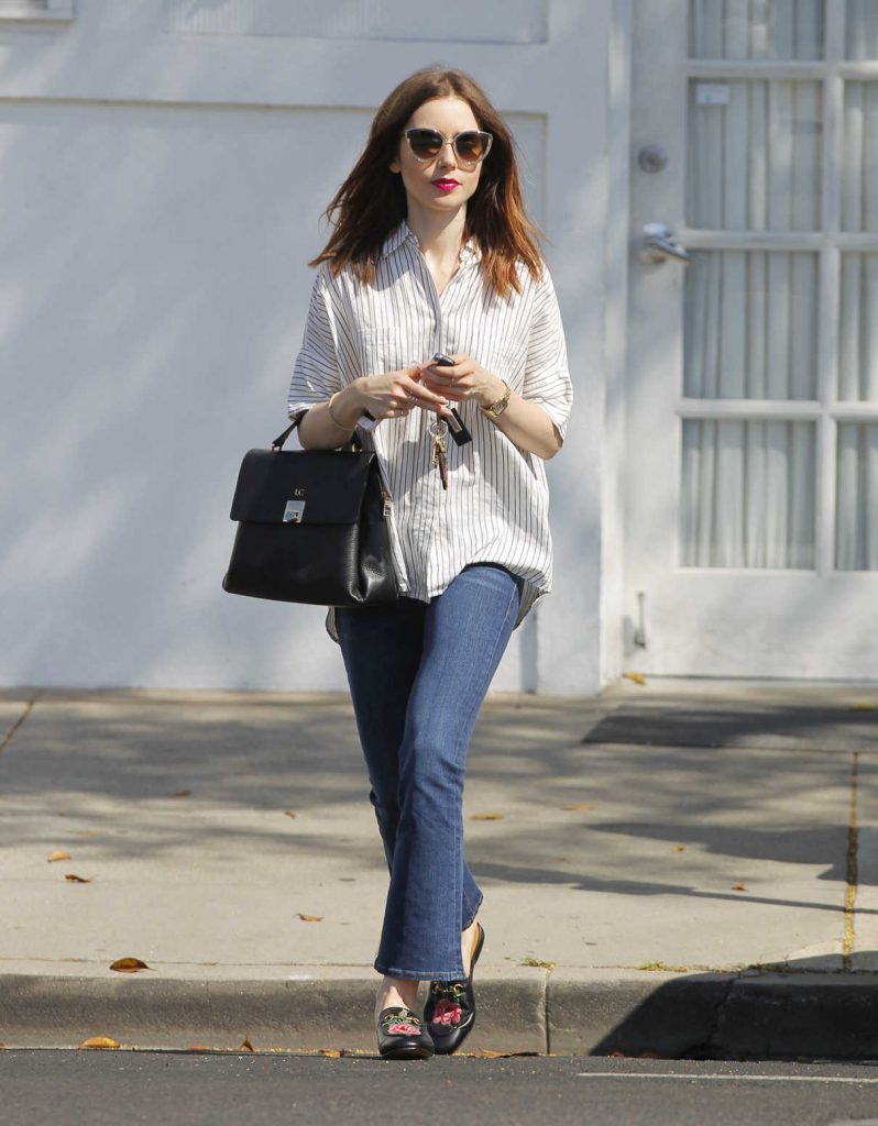 Lily Collins Was Seen Out in Beverly Hills 07/07/2017-1