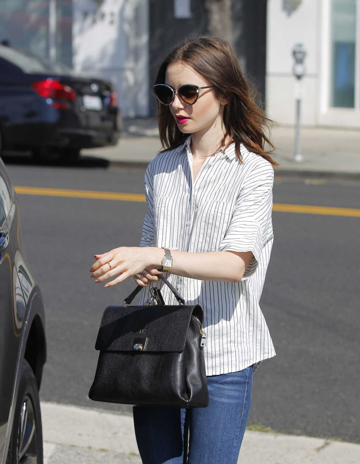 Lily Collins Was Seen Out in Beverly Hills 07/07/2017-5