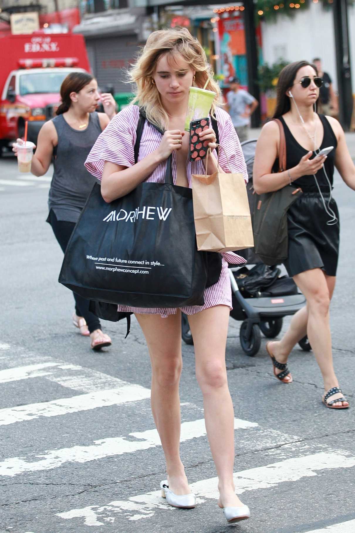 Suki Waterhouse Goes Shopping in New York 07/20/2017-3