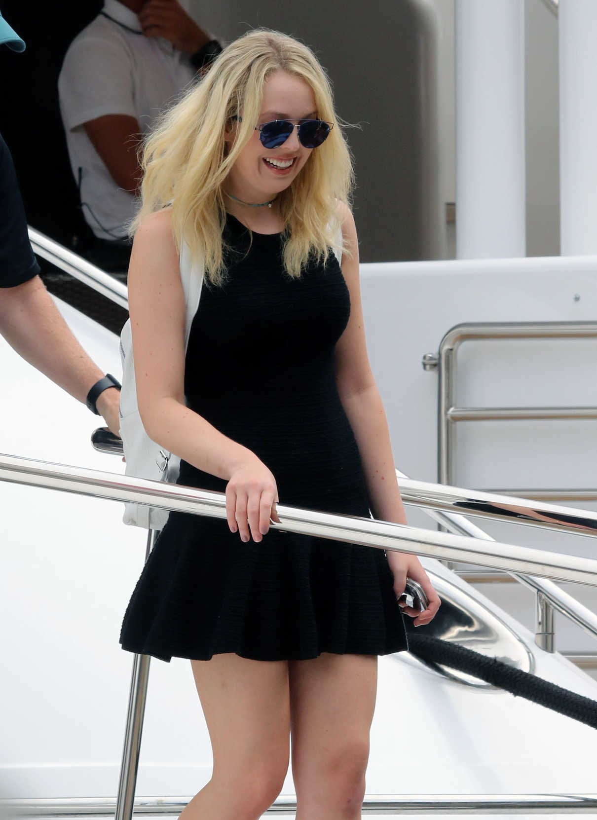 Tiffany Trump Leaves a Yacht in Portofino 07/21/2017-5