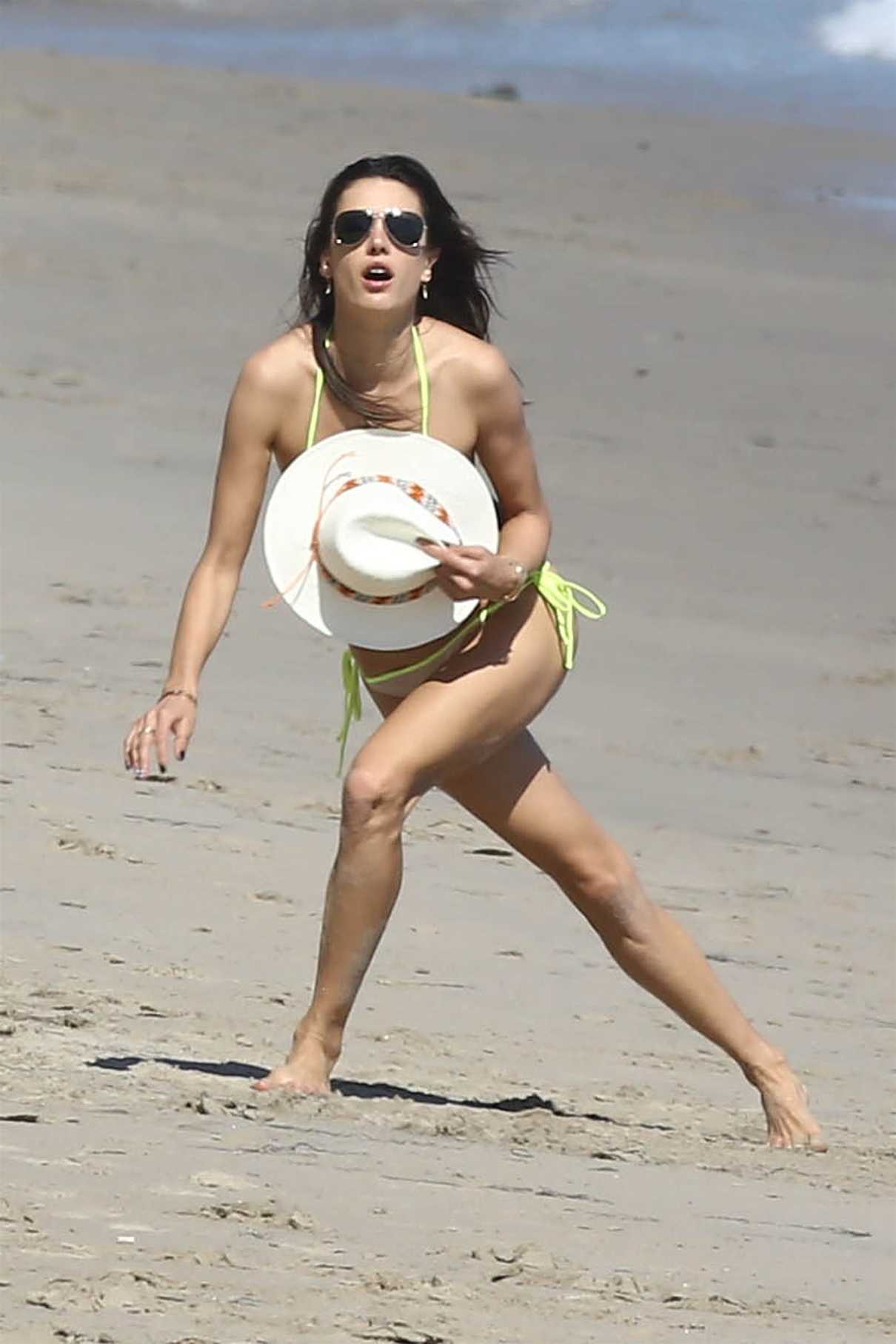 Alessandra Ambrosio in Bikini at the Beach in Malibu 08/08/2017-2
