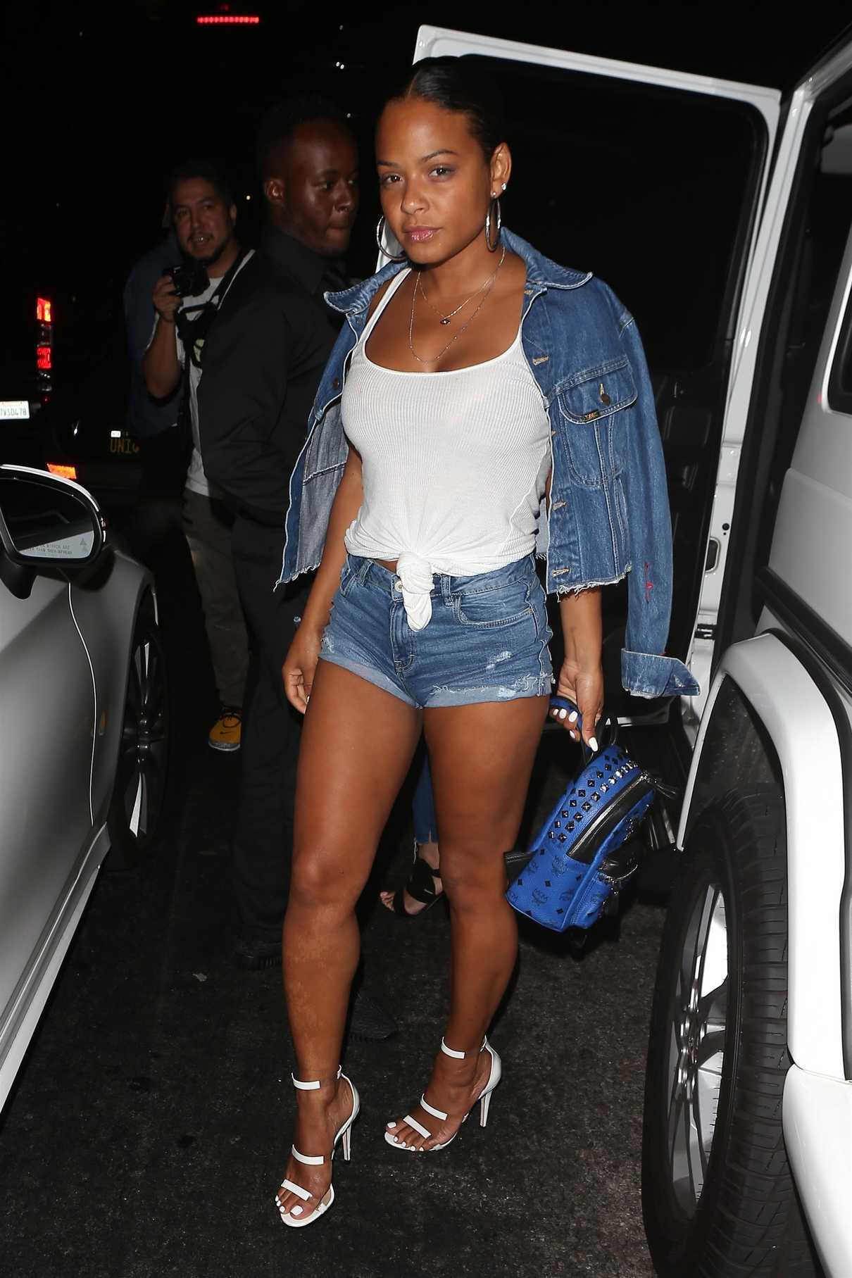 Christina Milian Leaves Catch Restaurant in West Hollywood 08/08/2017-4