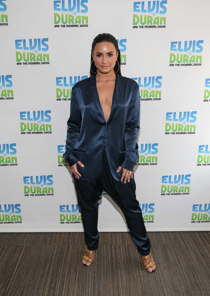 Demi Lovato Visits the Elvis Duran Z100 Morning Show in NYC 08/17/2017-1