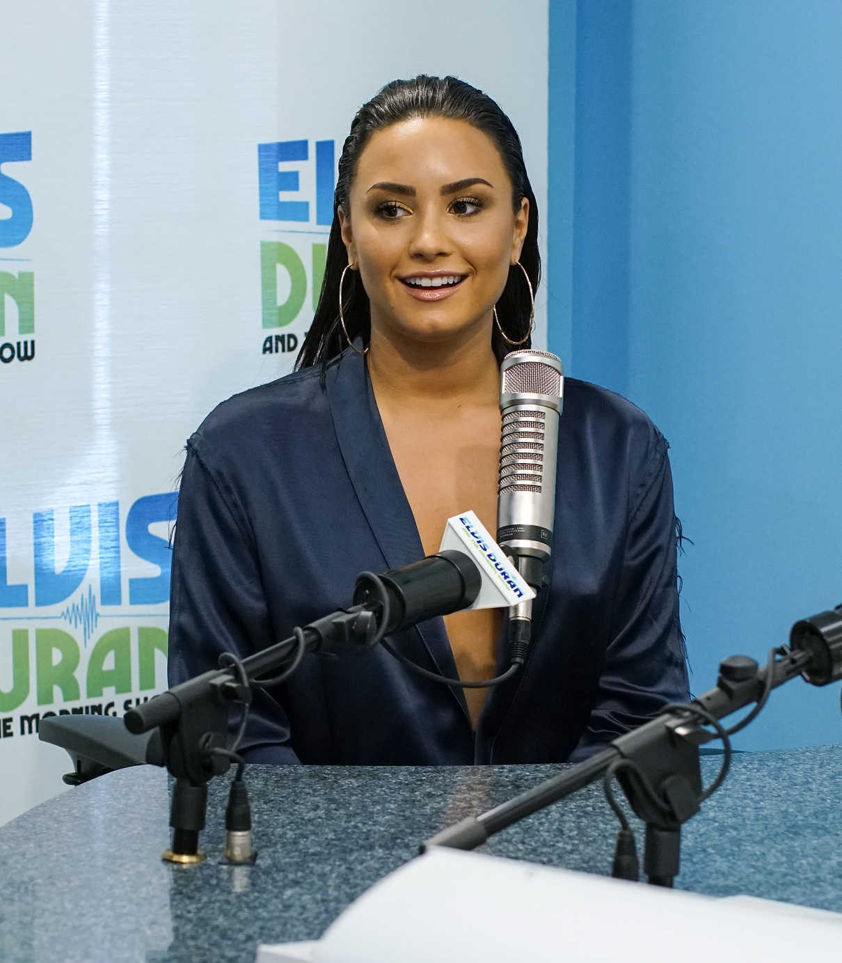 Demi Lovato Visits the Elvis Duran Z100 Morning Show in NYC 08/17/2017-3