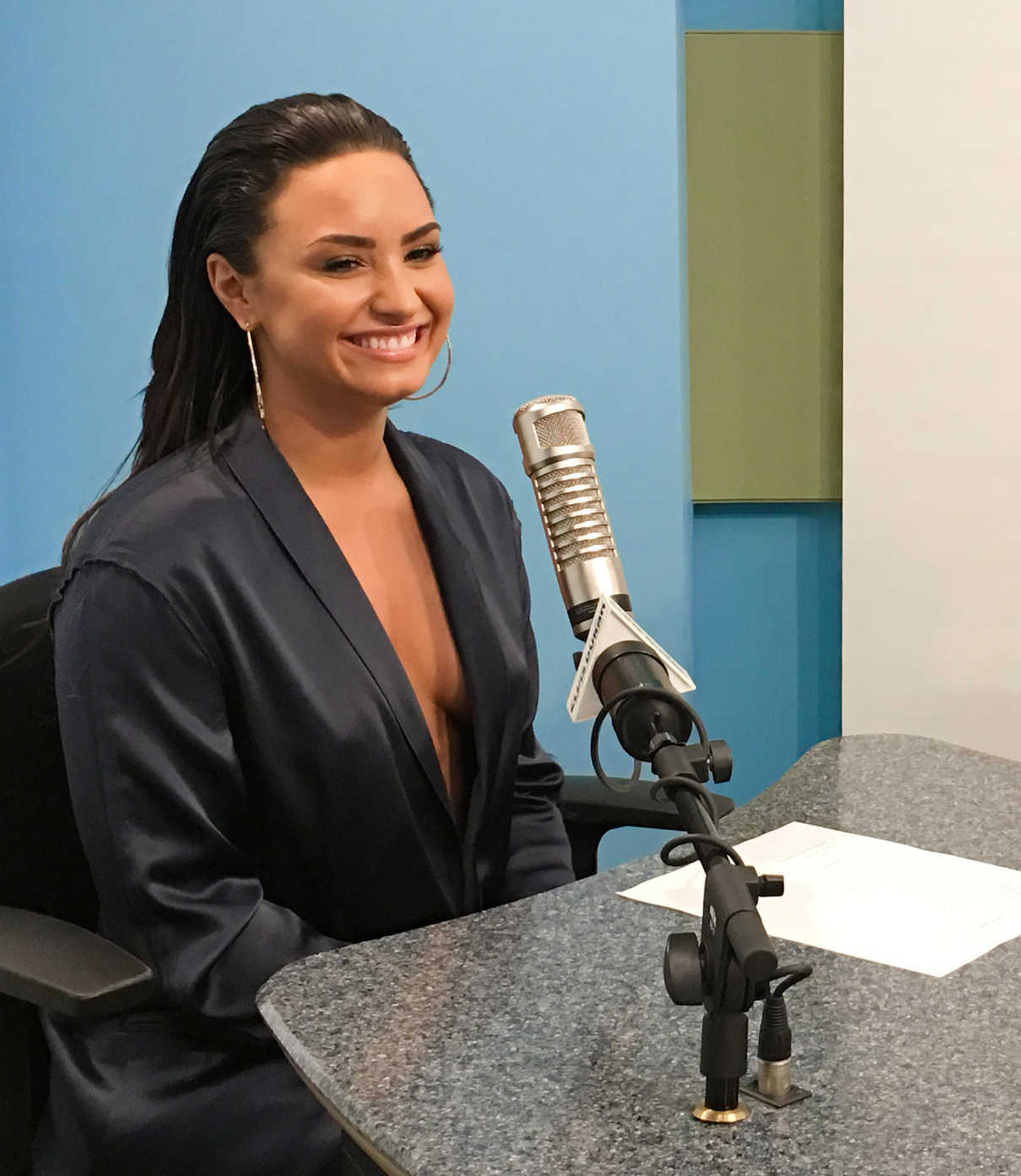 Demi Lovato Visits the Elvis Duran Z100 Morning Show in NYC 08/17/2017-4