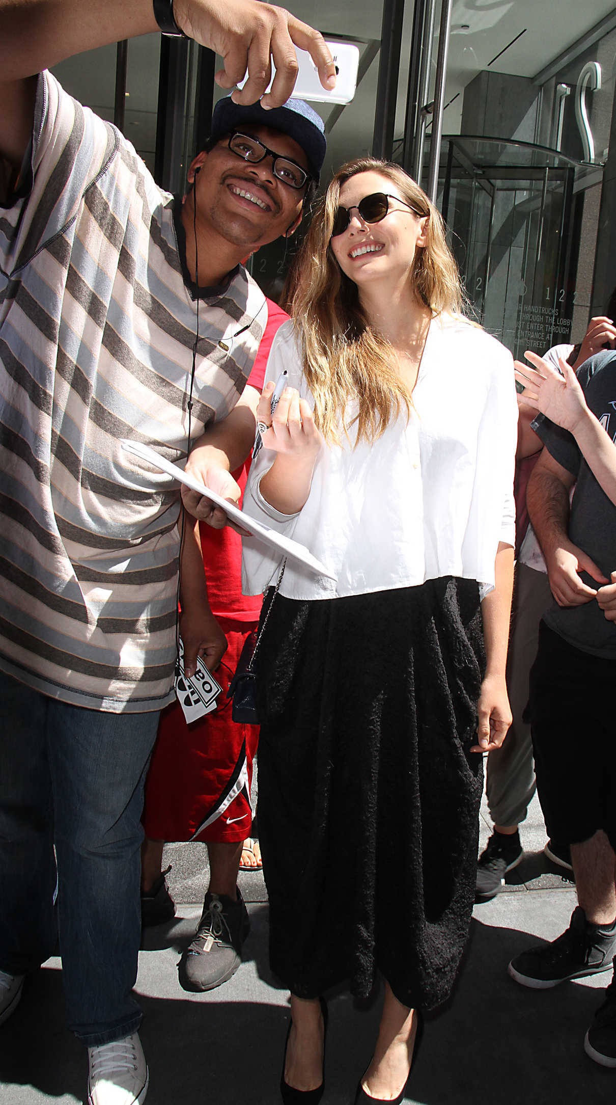 Elizabeth Olsen Visits SiriusXM Studios in New York City 07/31/2017-4