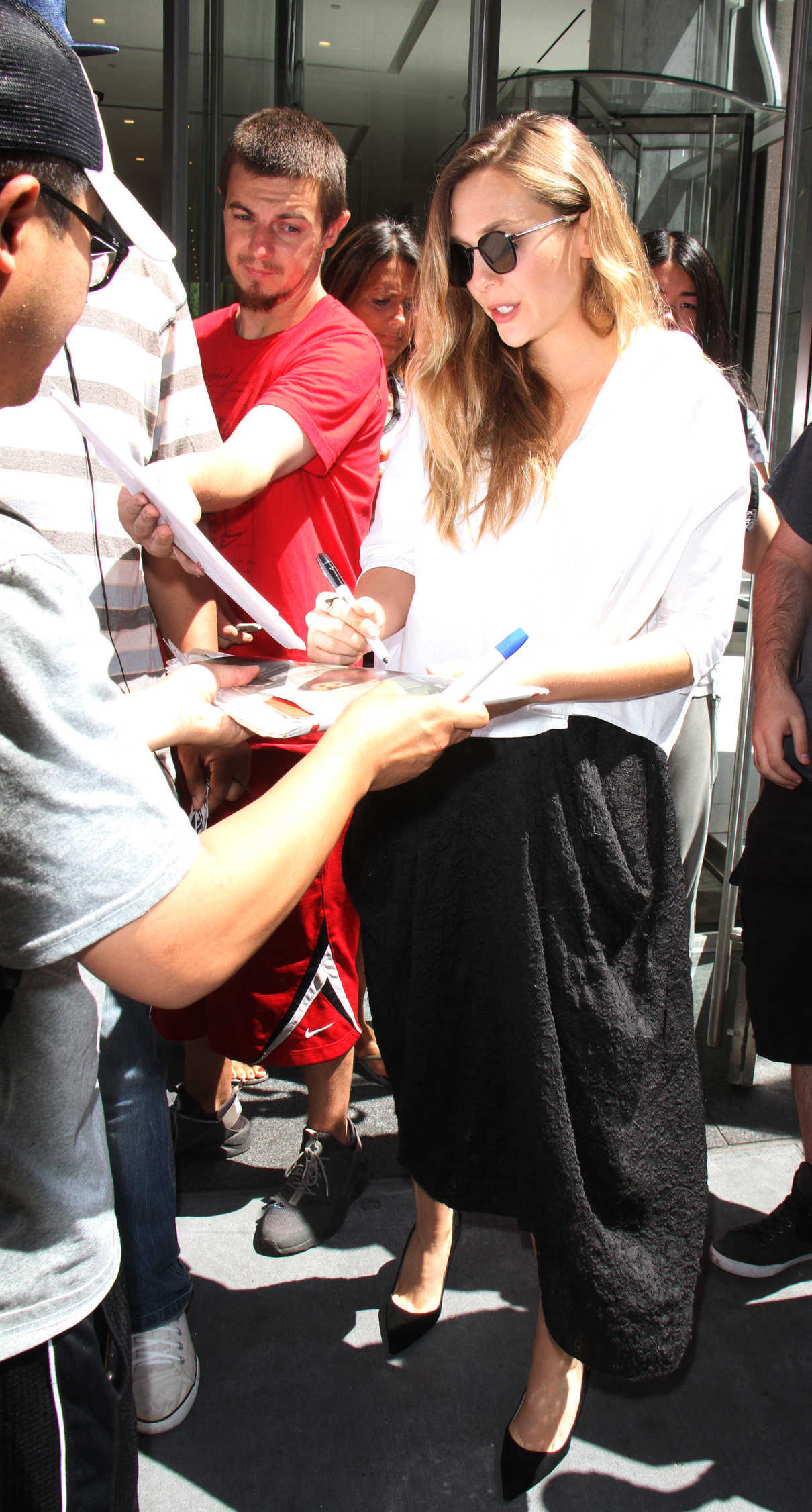 Elizabeth Olsen Visits SiriusXM Studios in New York City 07/31/2017-5