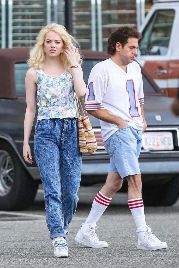 Emma Stone Was Spotted on the Set of Maniac in Long Island, NYC 08/25/2017-1