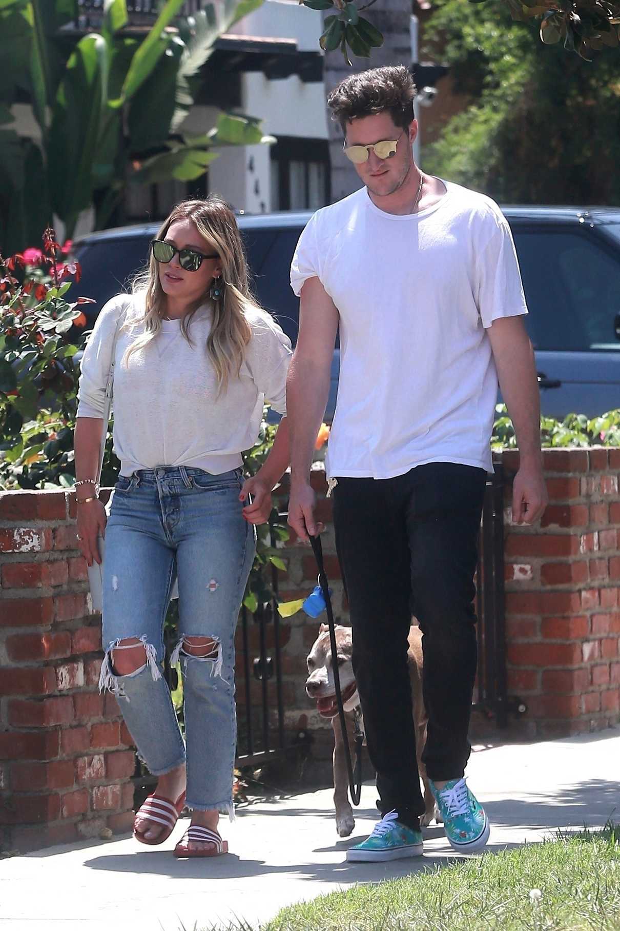 Hilary Duff Was Seen With Her Boyfriend Ely Sandvik Out in LA 08/20/2017-2