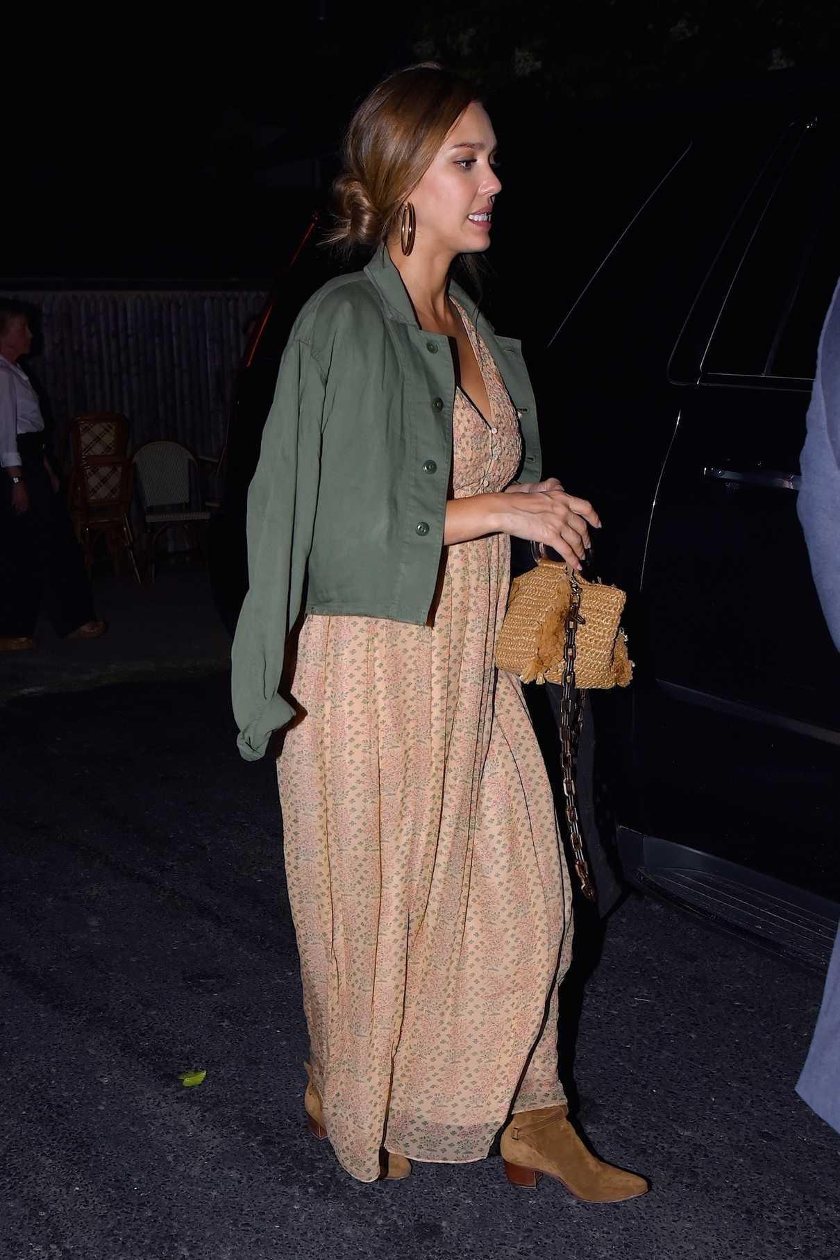 Jessica Alba Leaves Nick and Toni's Restaurant in New York 08/05/2017-2