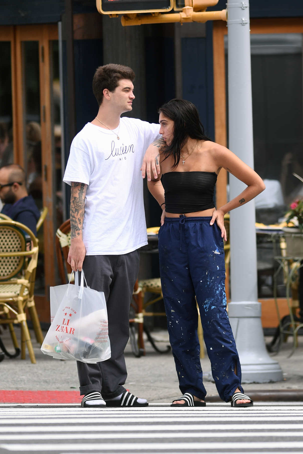 Lourdes Leon Goes Shopping With Her Boyfriend in the Upper East Side of NYC 08/08/2017-3