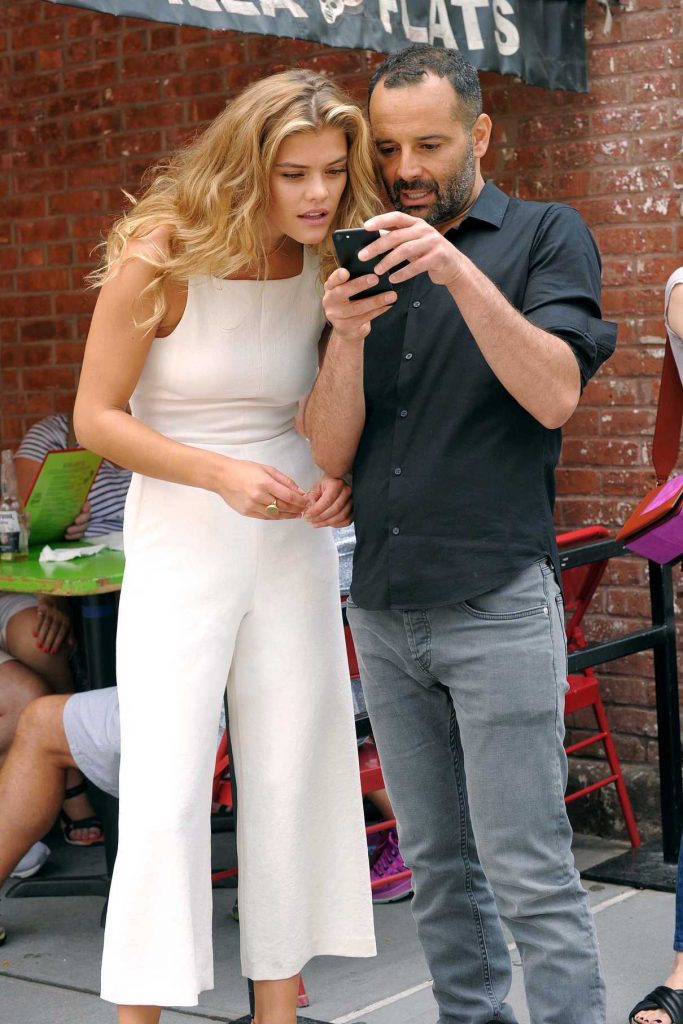 Nina Agdal Was Seen With Start-Up Founder Tarik Sansal to Preview New Romio App in NYC 08/20/2017-1