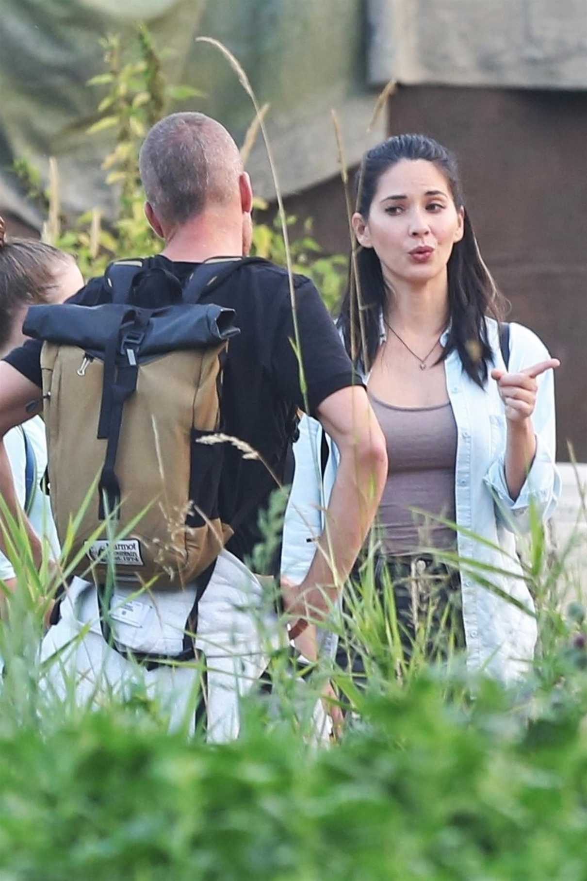 Olivia Munn on the Set of Six in Vancouver 08/10/2017-3