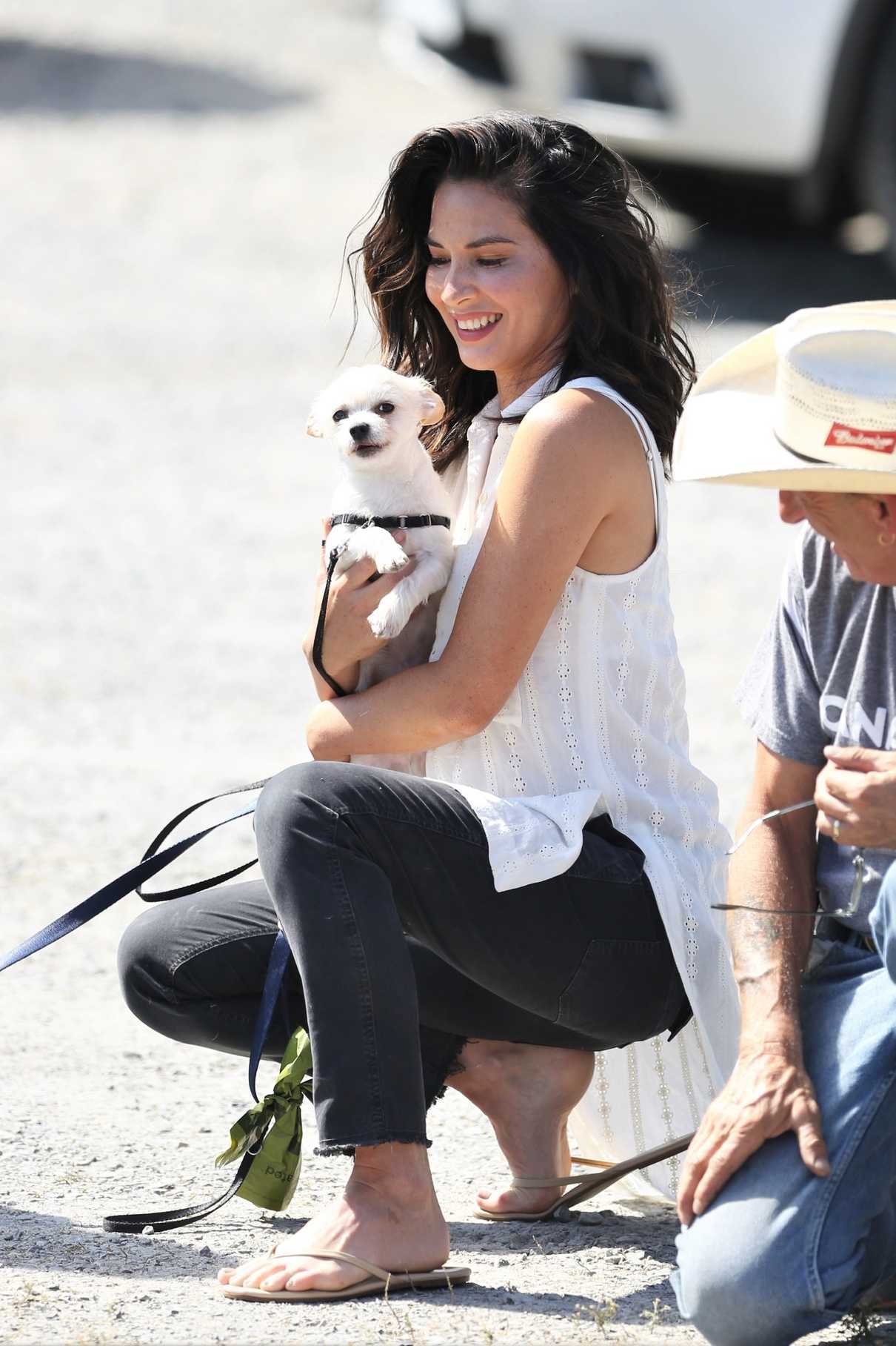 Olivia Munn Walks Her Dogs Out in Vancouver 08/18/2017-5