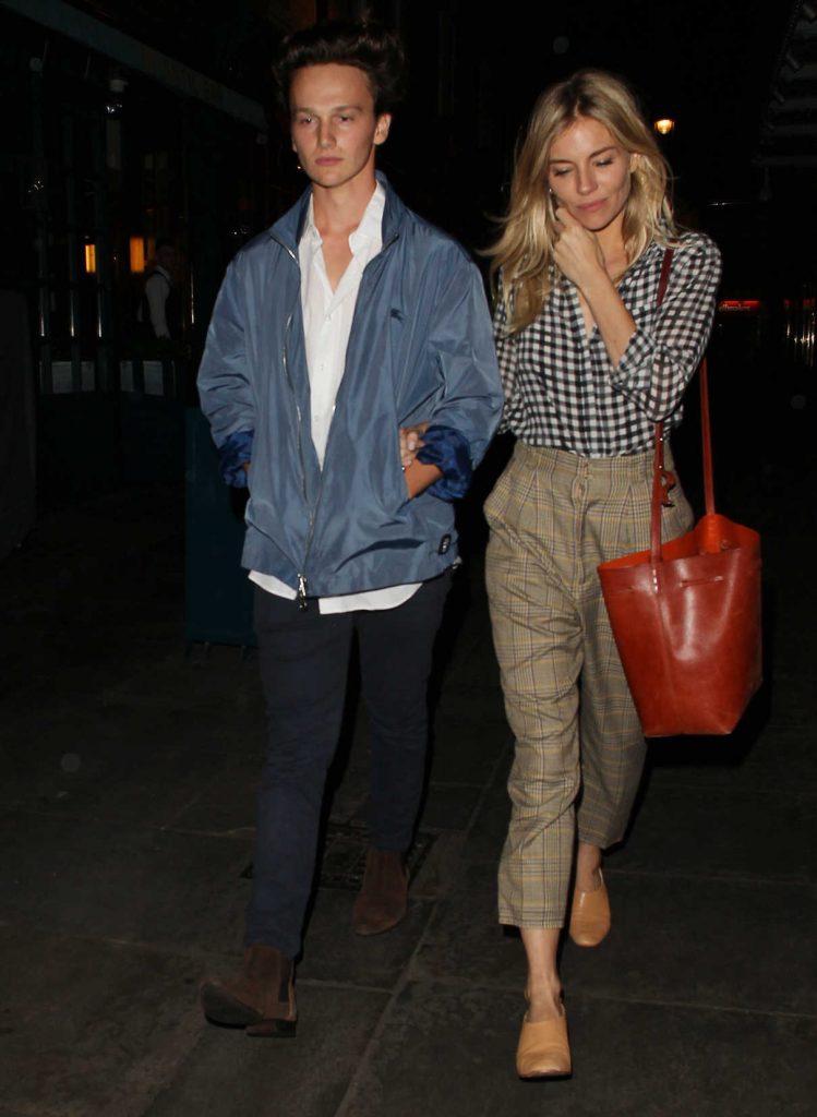 Sienna Miller Leaves J Sheekey Restaurant in Central London 08/30/2017-1