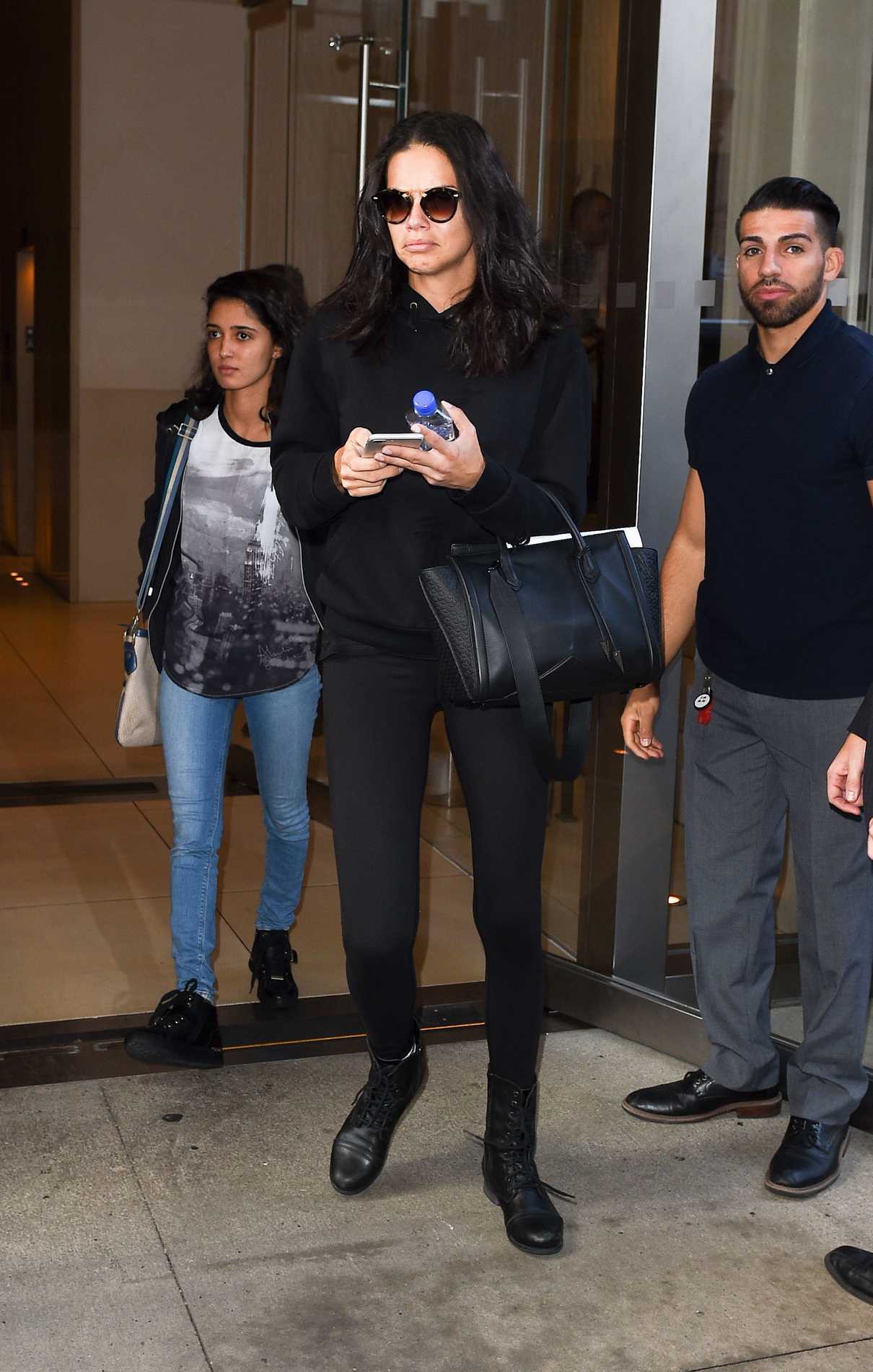 Adriana Lima Leaves the Edition Hotel in New York City 09/07/2017-4