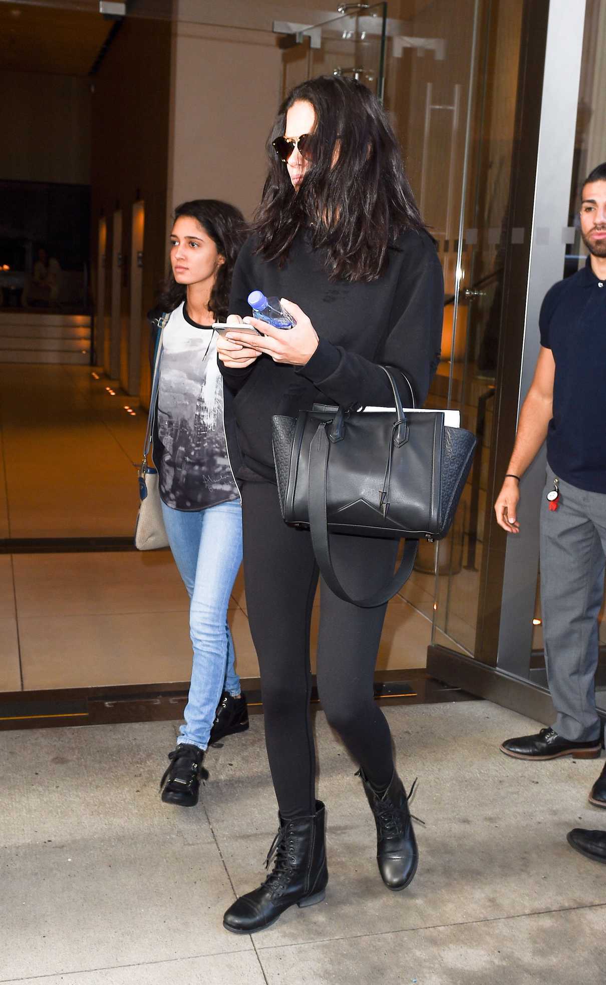Adriana Lima Leaves the Edition Hotel in New York City 09/07/2017-5