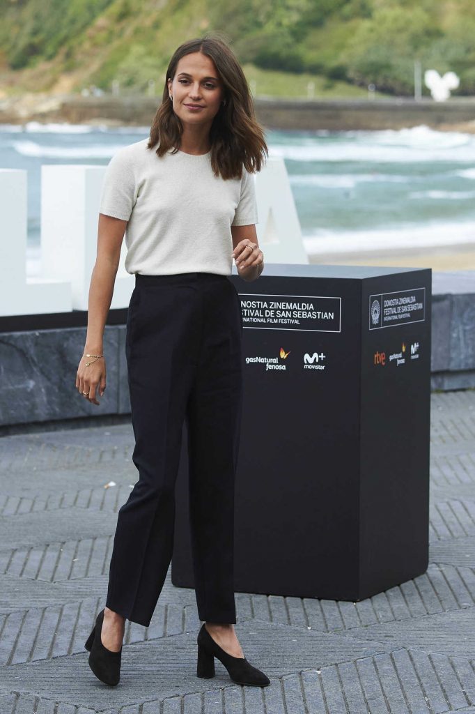 Alicia Vikander at the 65th San Sebastian Film Festival in San Sebastian, Spain 09/22/2017-1