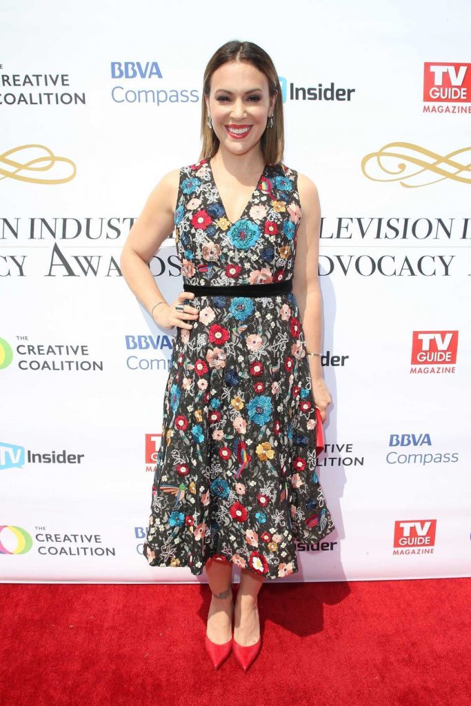 Alyssa Milano at Television Industry Advocacy Awards at TAO in Hollywood 09/16/2017-1