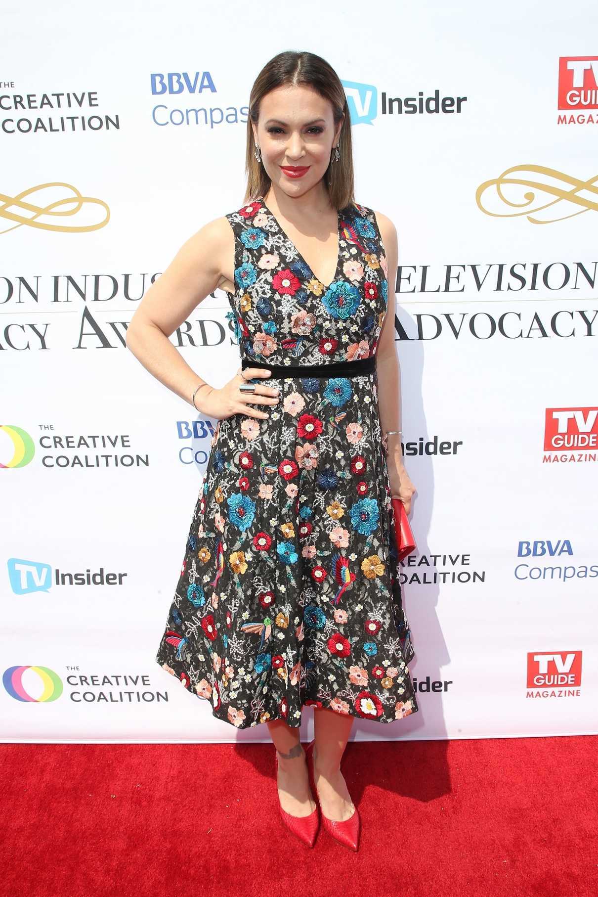 Alyssa Milano at Television Industry Advocacy Awards at TAO in Hollywood 09/16/2017-2
