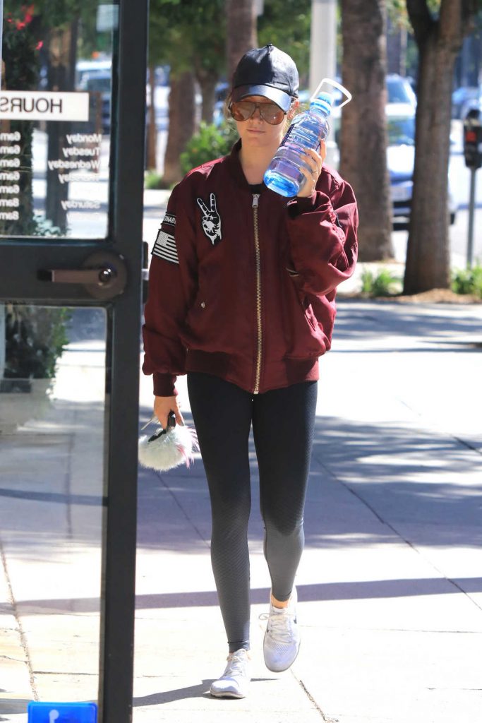 Ashley Tisdale Hits the Gym in LA 09/27/2017-1