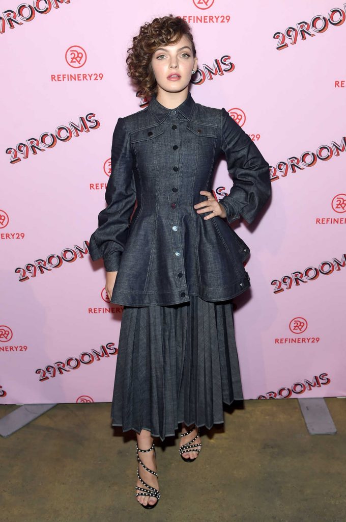 Camren Bicondova at the Refinery29 Third Annual 29Rooms: Turn it Into Art Event in Brooklyn 09/07/2017-1