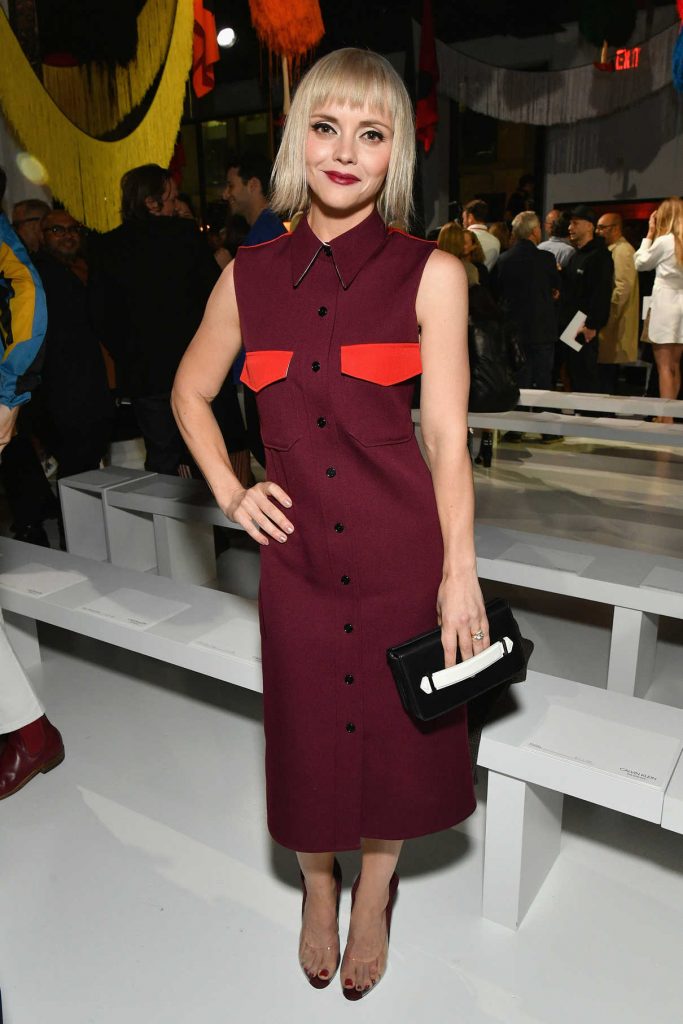 Christina Ricci at Calvin Klein Collection Fashion Show During New York Fashion Week in NYC 09/07/2017-1