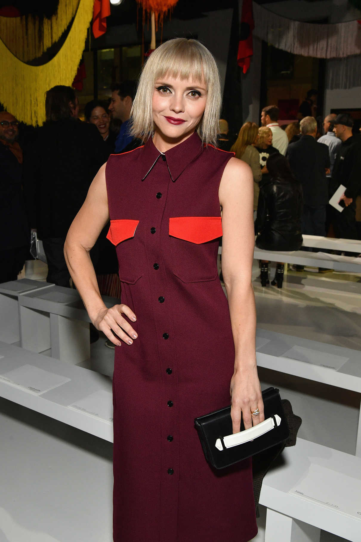 Christina Ricci at Calvin Klein Collection Fashion Show During New York Fashion Week in NYC 09/07/2017-2