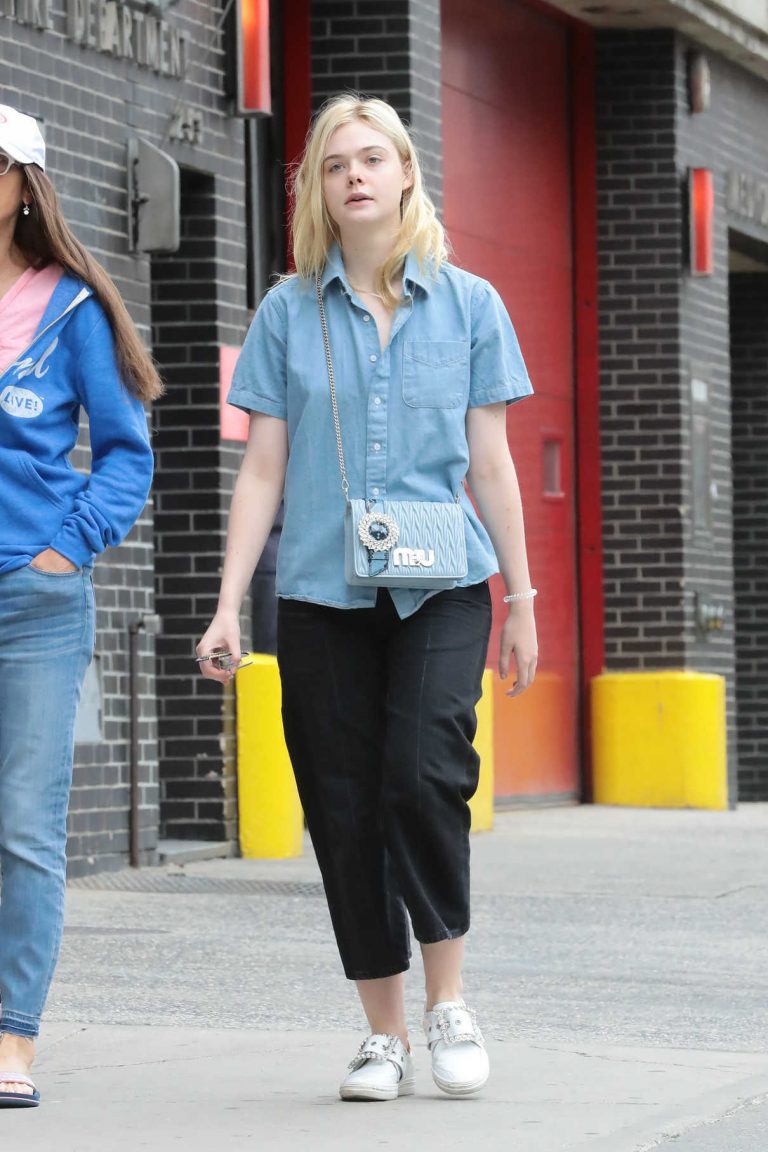 Elle Fanning Was Seen With Her Mother Heather Joy Arrington Out in NYC