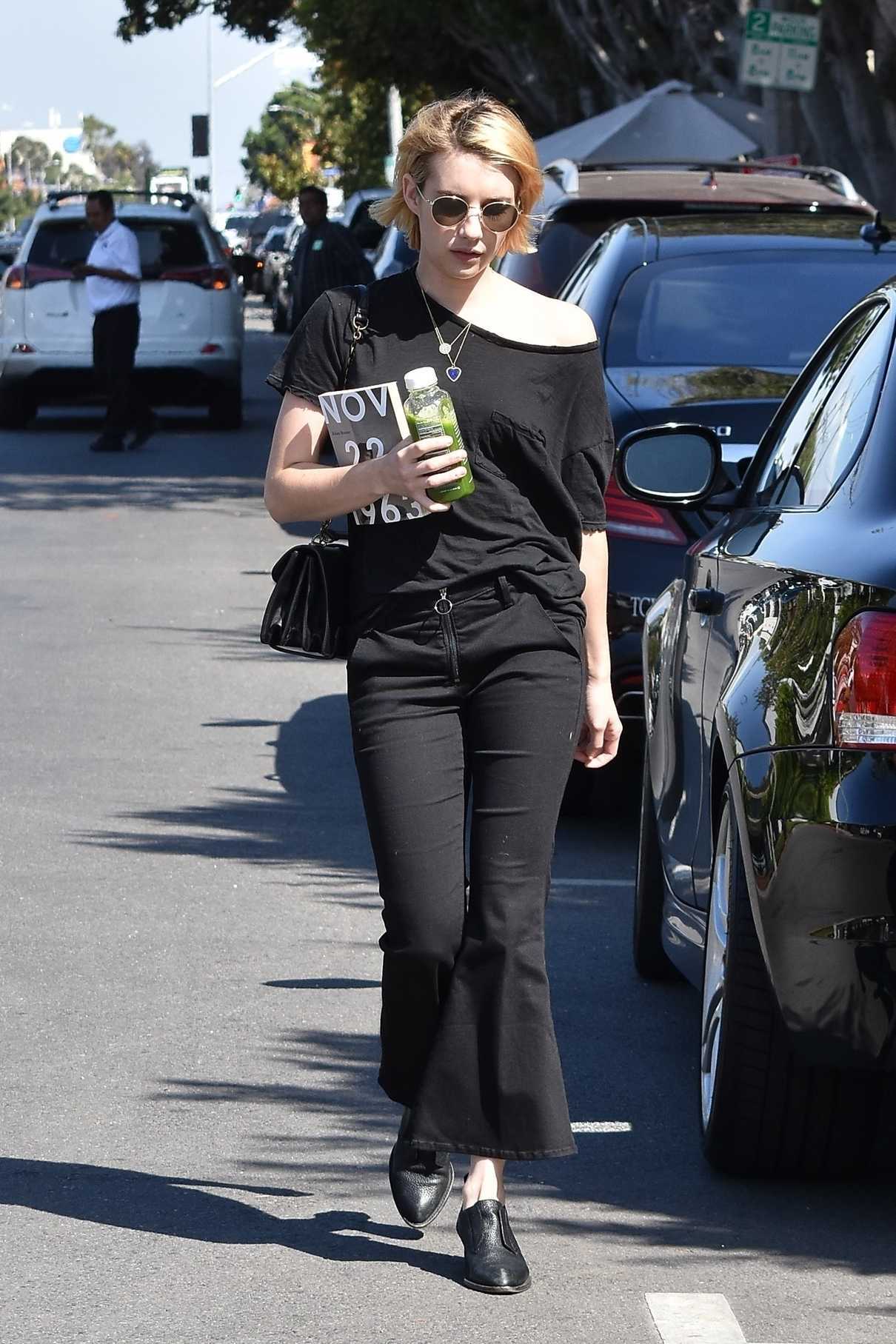 Emma Roberts Goes Shopping on Melrose Place in West Hollywood 09/22/2017-5