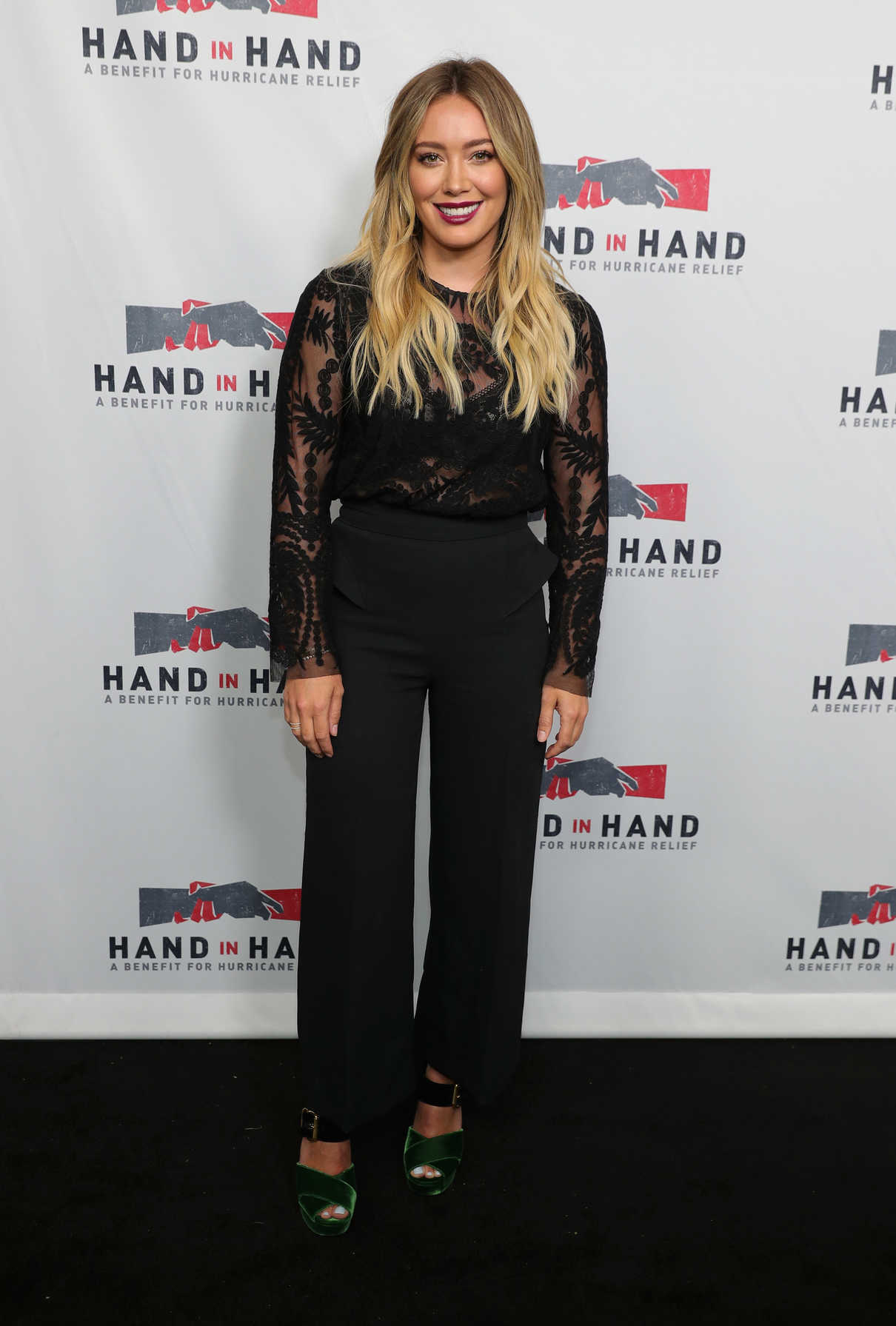 Hilary Duff at the Hand in Hand: A Benefit for Hurricane Harvey Relief in Los Angeles 09/12/2017-2