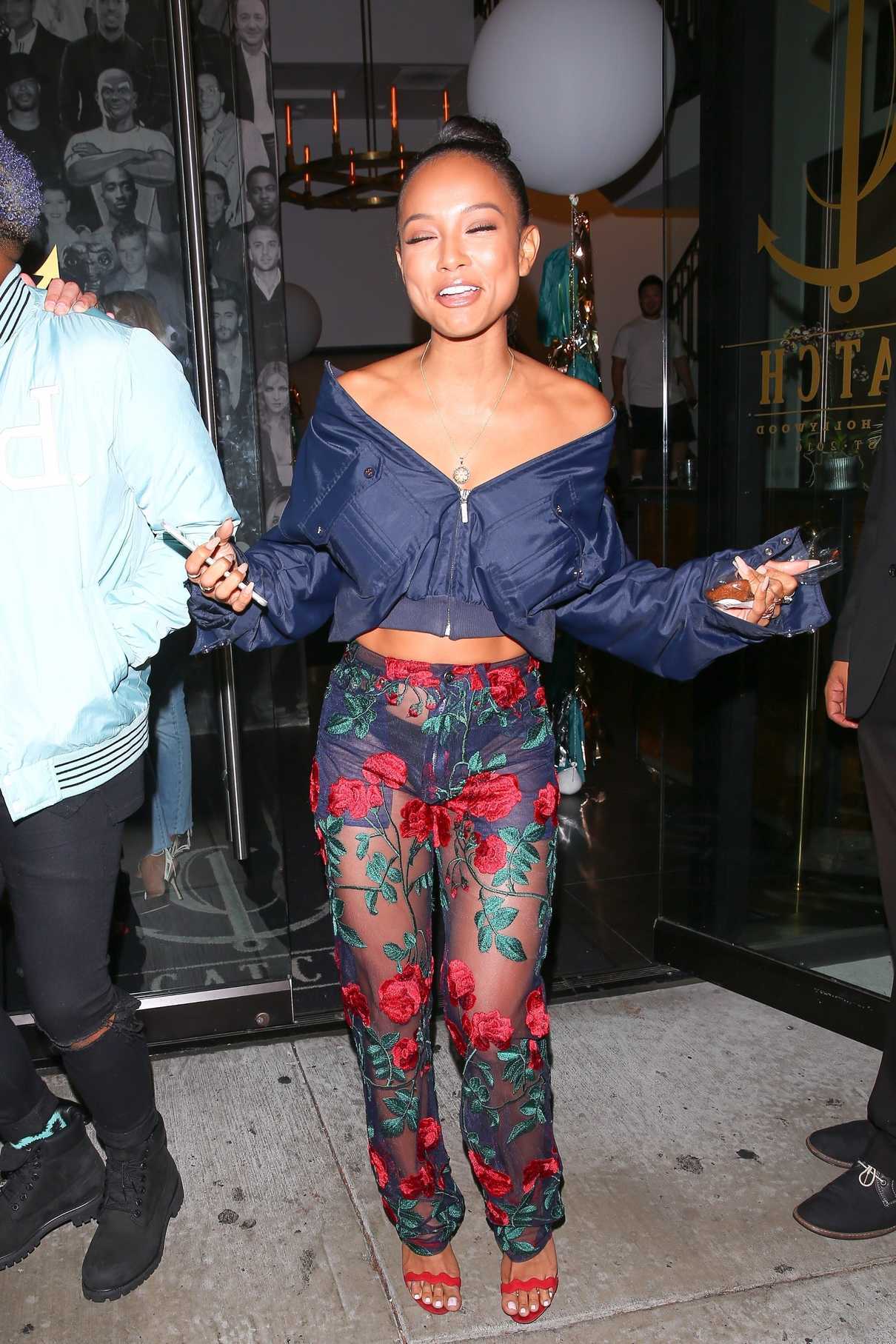 Karrueche Tran Leaves the Catch Restaurant in West Hollywood 09/18/2017-2