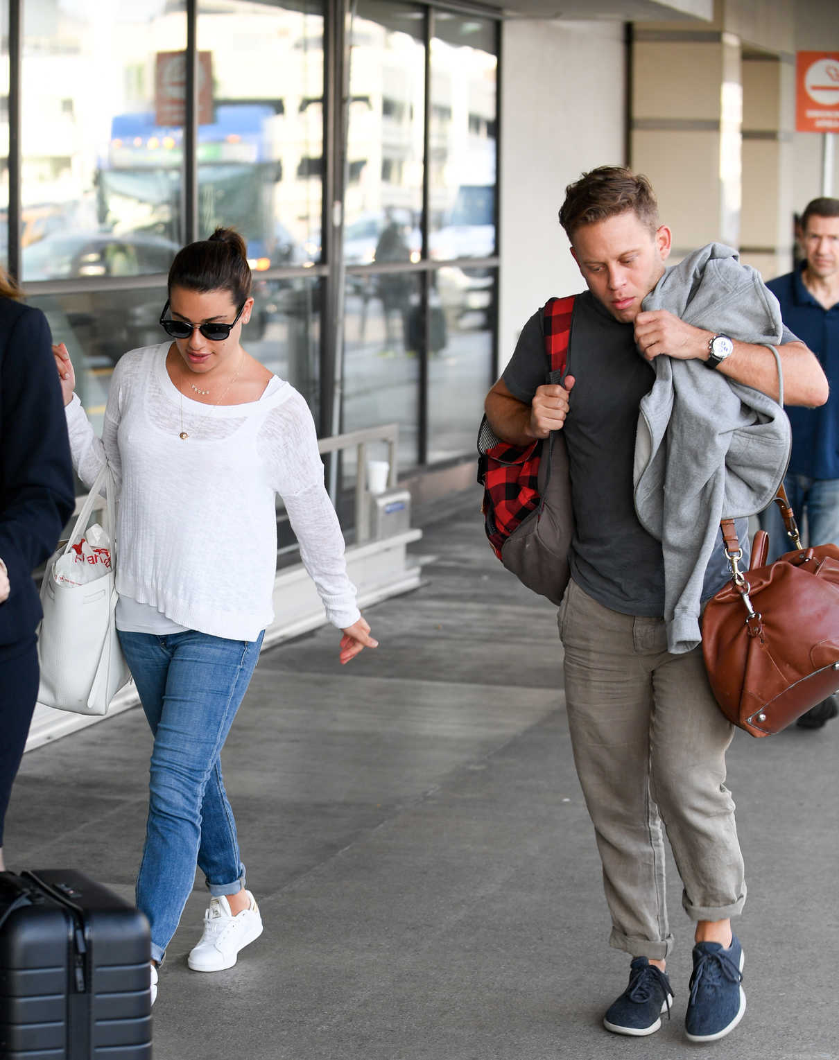 Lea Michele Was Spotted With Zandy Reich at LAX Airport in LA 09/02/2017-3