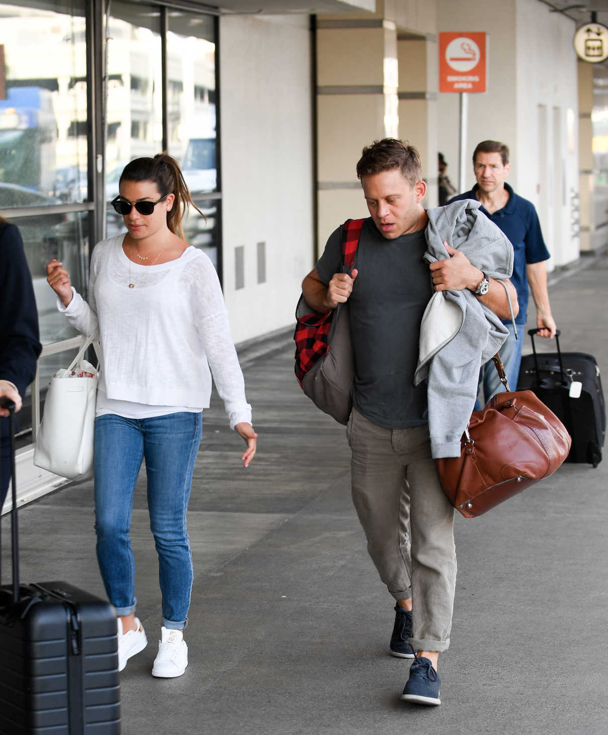 Lea Michele Was Spotted With Zandy Reich at LAX Airport in LA 09/02/2017-4