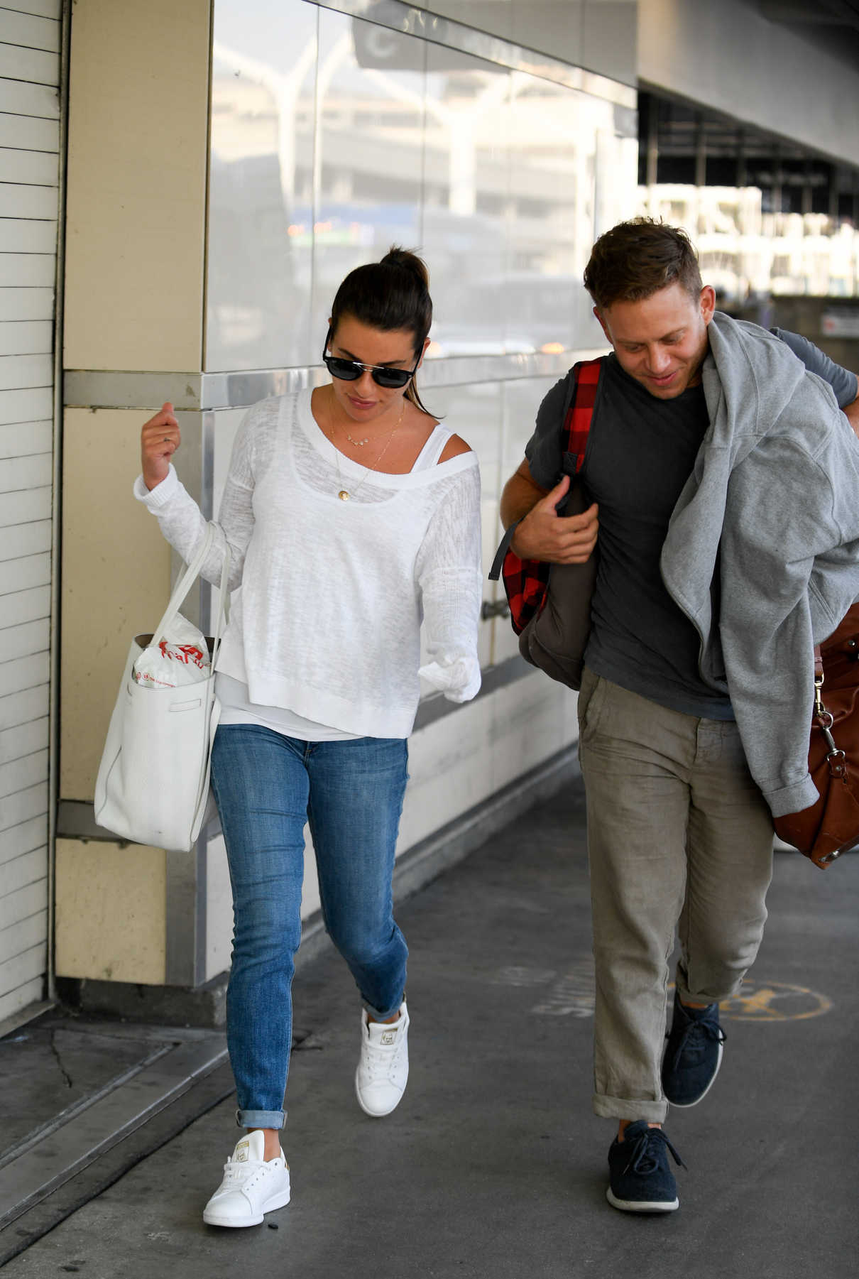 Lea Michele Was Spotted With Zandy Reich at LAX Airport in LA 09/02/2017-5