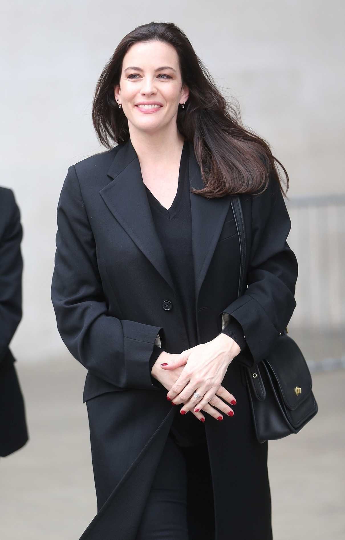 Liv Tyler Leaves the BBC Broadcasting House in London 09/25/2017-3