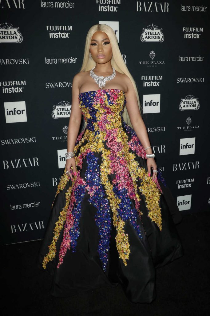 Nicki Minaj at Harper's Bazaar ICONS Party During New York Fashion Week 09/08/2017-1