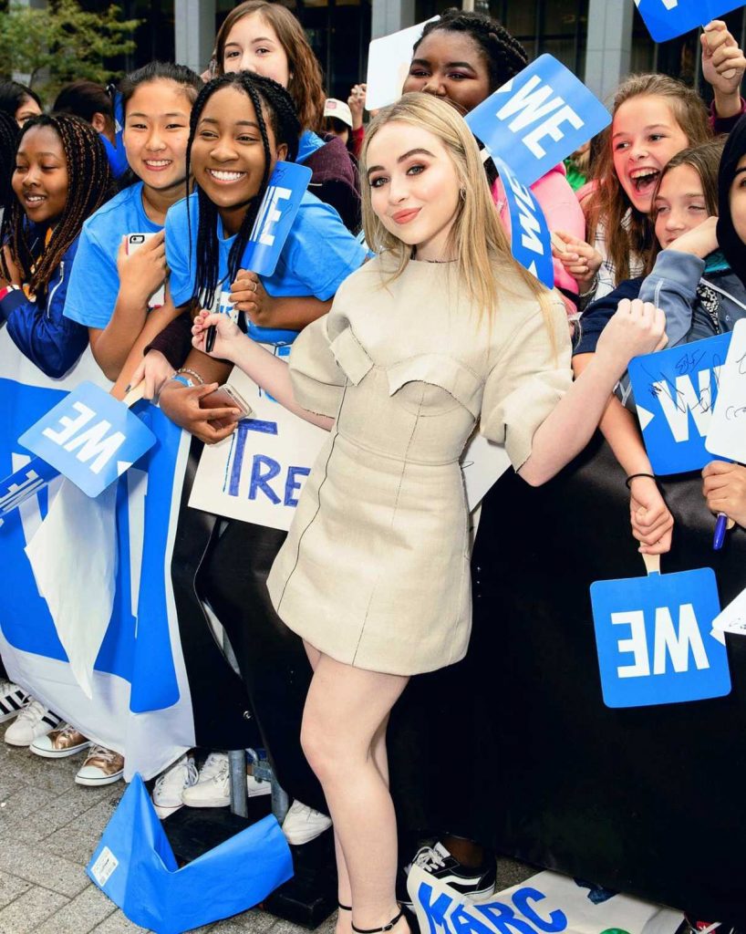 Sabrina Carpenter at We Day Charity Event in Toronto 09/28/2017-1