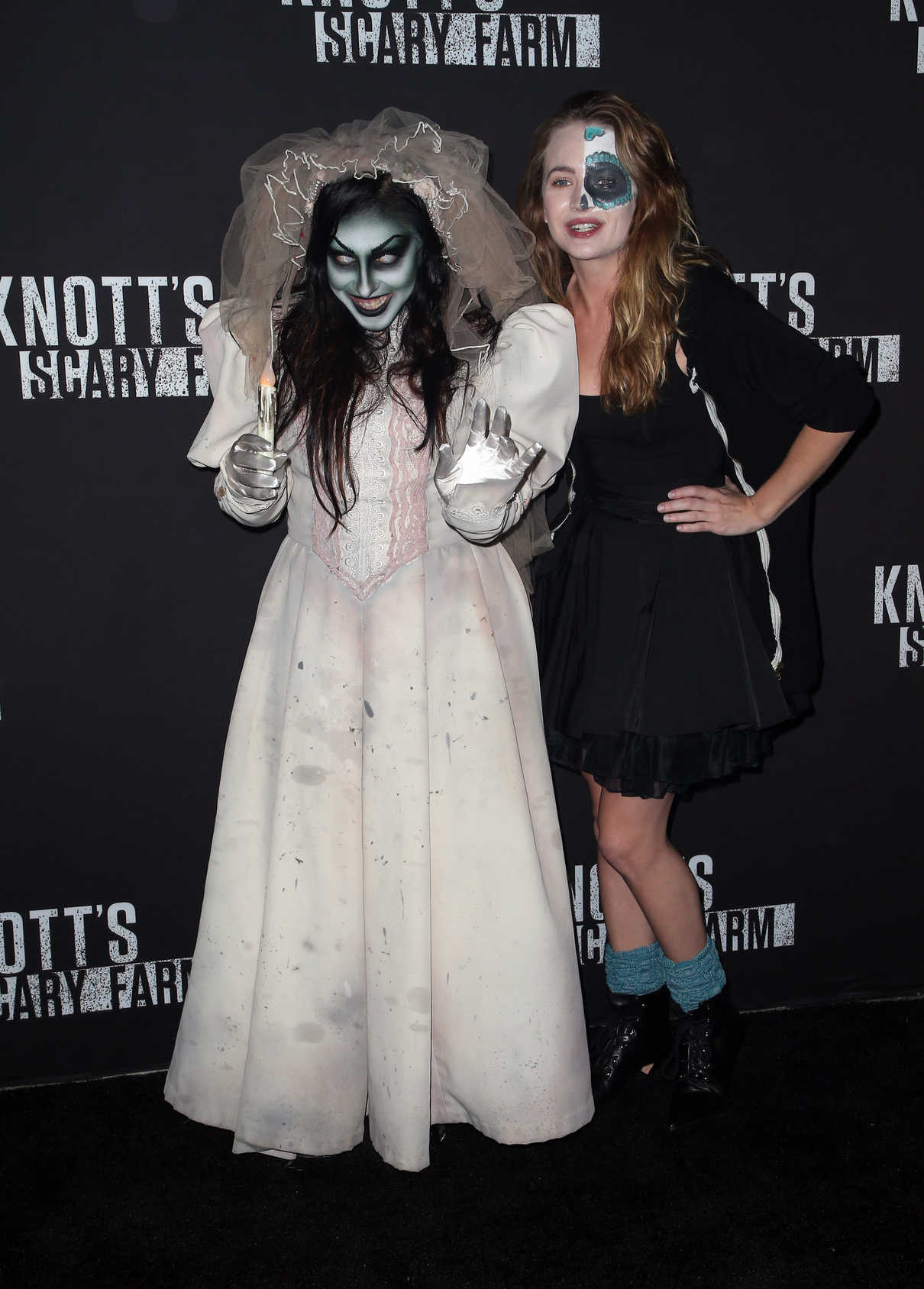 Britt Robertson at the Knott's Scary Farm Celebrity Night in Buena Park 09/29/2017-3