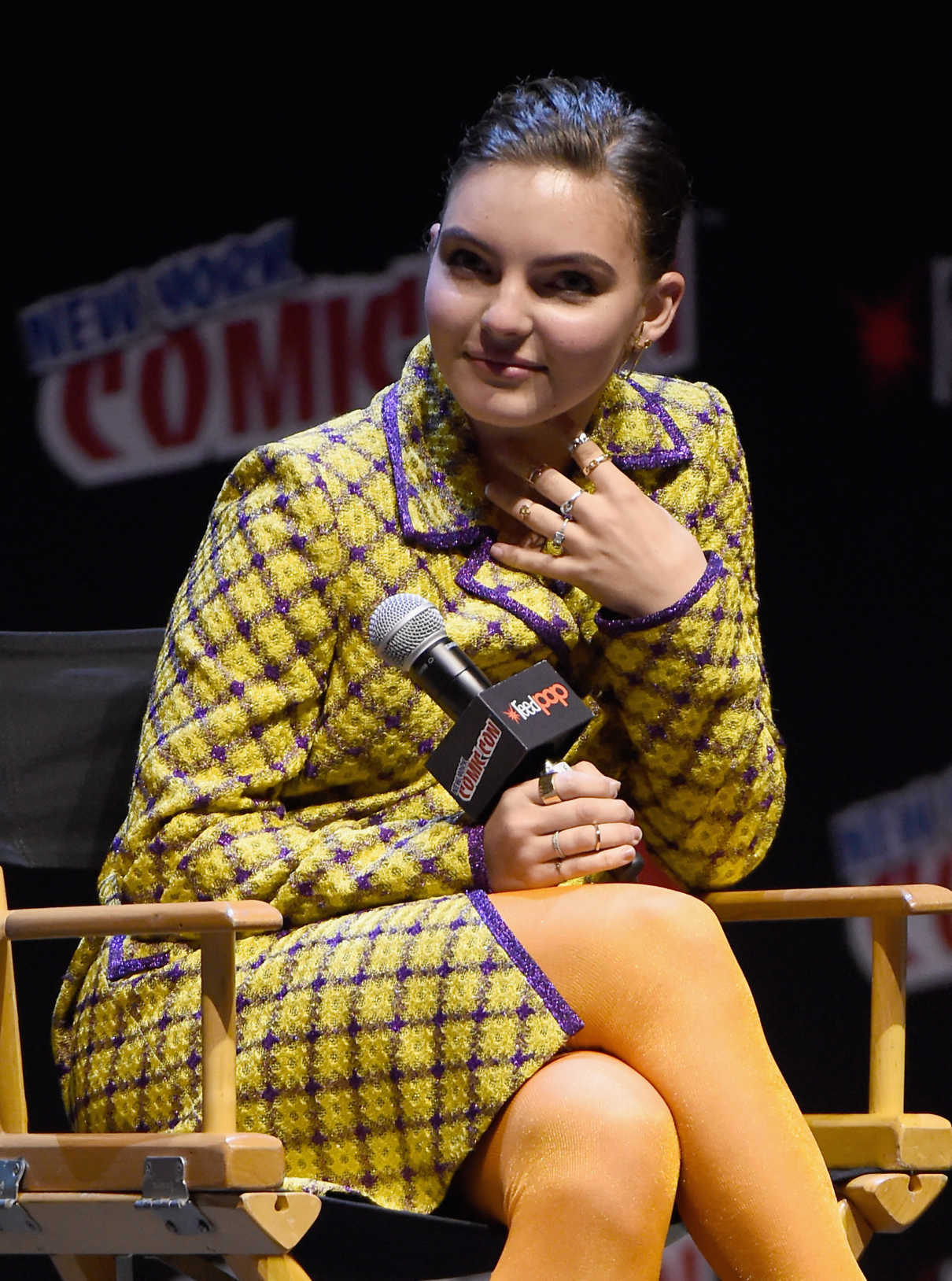 Camren Bicondova at the Gotham Photocall at New York Comic Con in New York City 10/08/2017-3