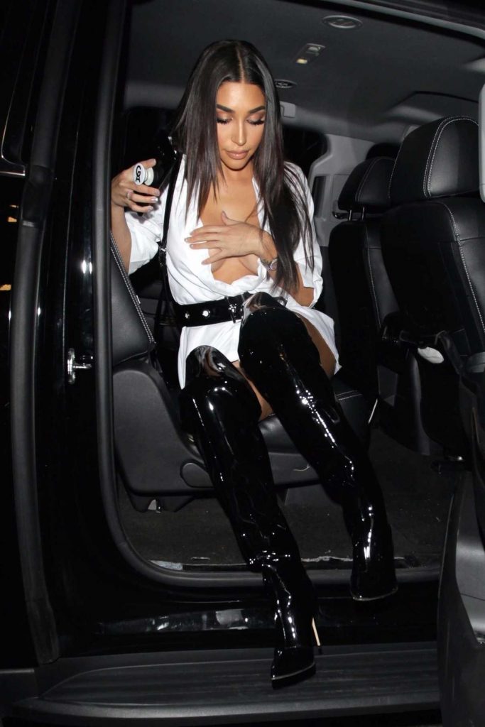 Chantel Jeffries Arrives at Poppy for Drake's Birthday Party in Los Angeles 10/23/2017-1