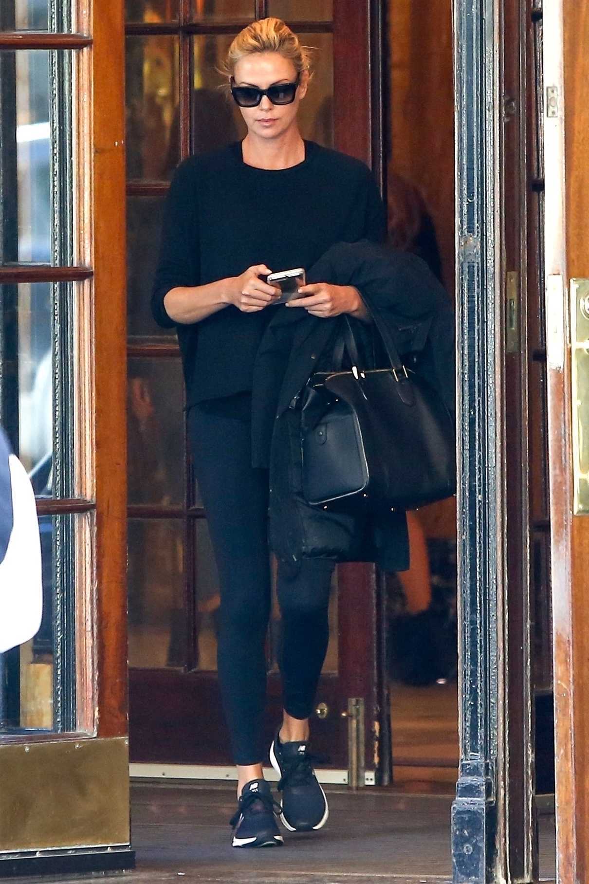Charlize Theron Leaves Her Hotel in Montreal 10/23/2017-2