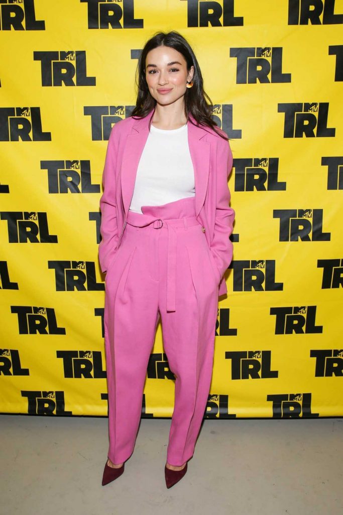 Crystal Reed at the MTV TRL at MTV Studios New York City 10/18/2017-1