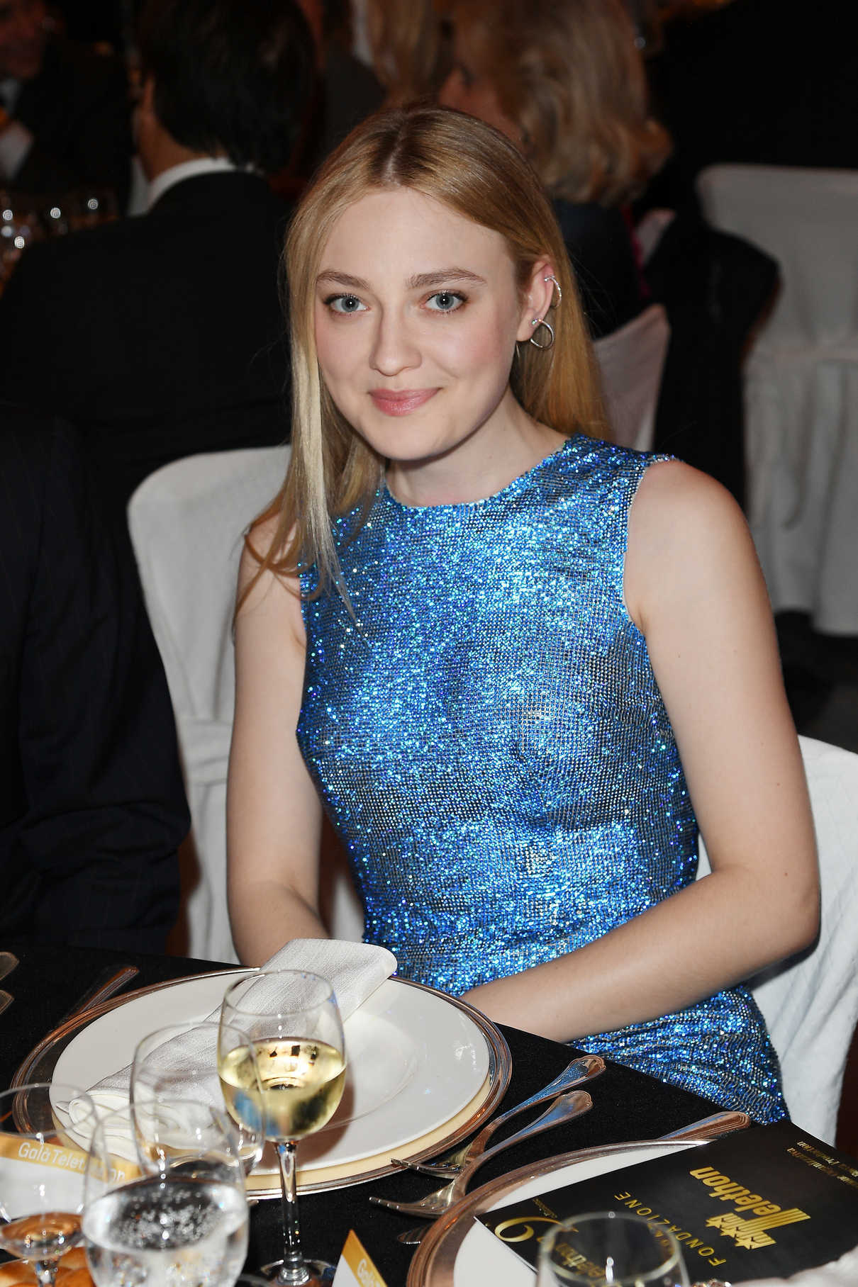 Dakota Fanning at the Telethon Gala During the 12th Rome Film Festival in Rome 10/30/2017-3