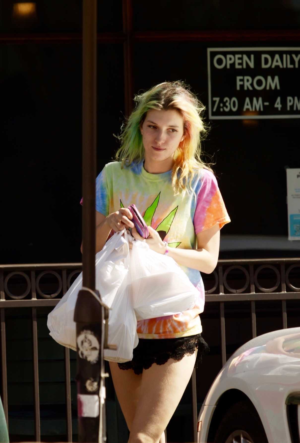 Dani Thorne Grabs Some Takeaway in Studio City 10/15/2017-4