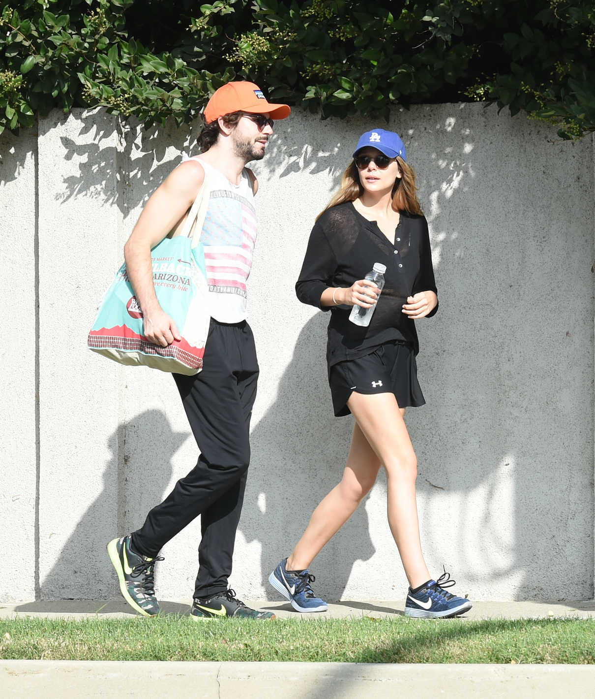 Elizabeth Olsen Walks With Her Boyfriend in Studio City 10/29/2017-4