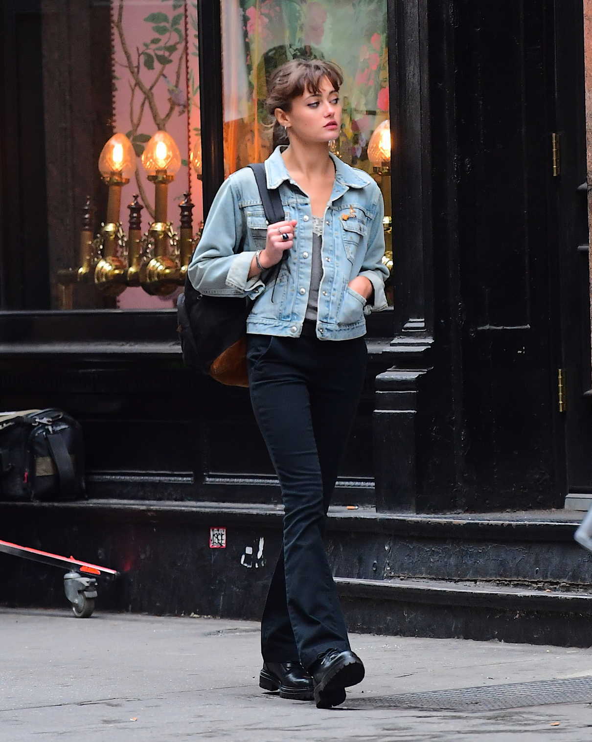Ella Purnell on the Set of Sweet Bitter Show in New York City 10/26/2017-3